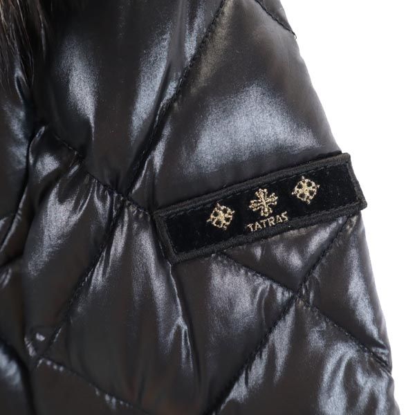 TATRAS タトラス ファーフード ダウンコート 3 ブラック レディース