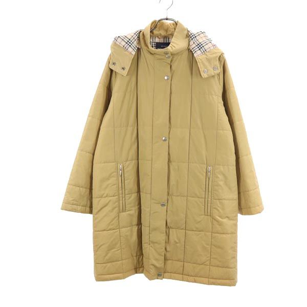BURBERRY バーバリー ゴルフ 三陽商会 日本製 ゴルフ 中綿コート L ベージュ GOLF レディース