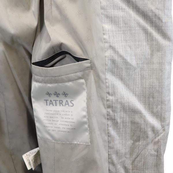 TATRAS タトラス 長袖 ダウンコート 3 グレー系 ハンガー ケース付き レディース