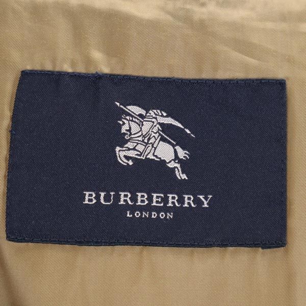 バーバリー 三陽商会 日本製 ダウンライナー付き 中綿コート L ネイビー BURBERRY LONDON フード メンズ