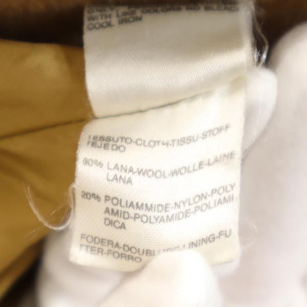 SPORTMAX スポーツマックス イタリア製 ウールブレンド 長袖 コート 42 ブラウン系 メンズ