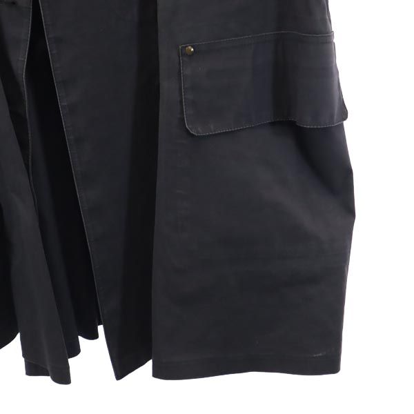 HERMES エルメス チェスターコート 黒 メンズ