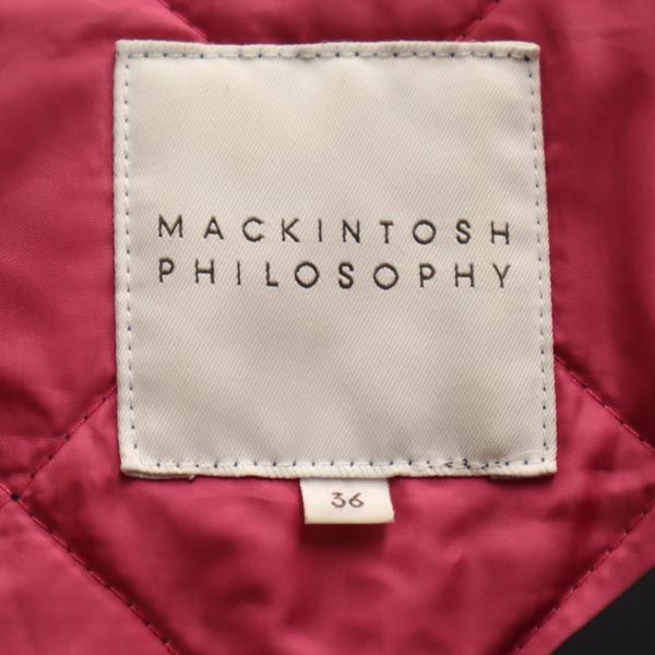 MACKINTOSH PHILOSOPHY マッキントッシュフィロソフィー キルティングコート 36 ネイビー系 三陽商会 レディース