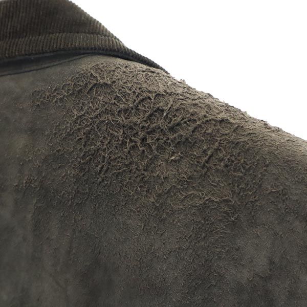 BURBERRY バーバリー 三陽商会 日本製 フェイクレザー ライナー付き コート L 黒 裏キルティング メンズ