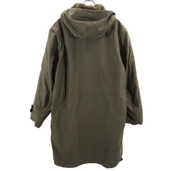 ドイツ軍 90s ボアライナー付き ミリタリーコート GR.48 カーキ GERMAN MILITARY フード メンズ
