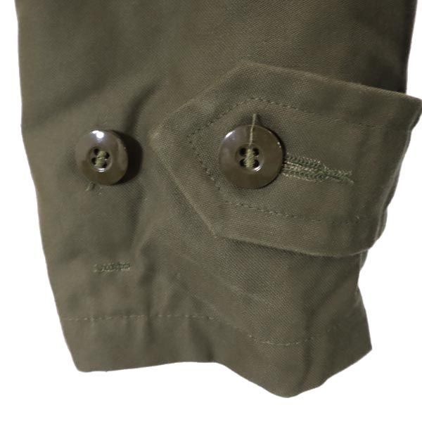 ドイツ軍 90s ボアライナー付き ミリタリーコート GR.48 カーキ GERMAN MILITARY フード メンズ