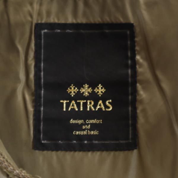 TATRAS タトラス 長袖 ダウンコート 3 ゴールド フード レディース