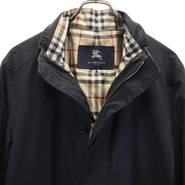 BURBERRY バーバリー 三陽商会 日本製 中綿ライナー付き コート M ブラック LONDON メンズ