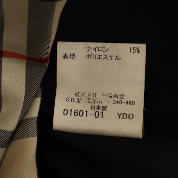 BURBERRY バーバリー 三陽商会 日本製 中綿ライナー付き コート M ブラック LONDON メンズ