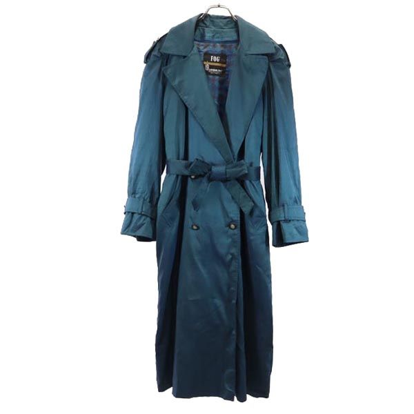 LONDON FOG ロンドンフォグ 80s 90s ライナー付き 長袖 ロングコート 12 グリーン系 レディース