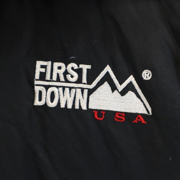 FIRSTDOWN ファーストダウン ダウンジャケット M ブラック メンズ