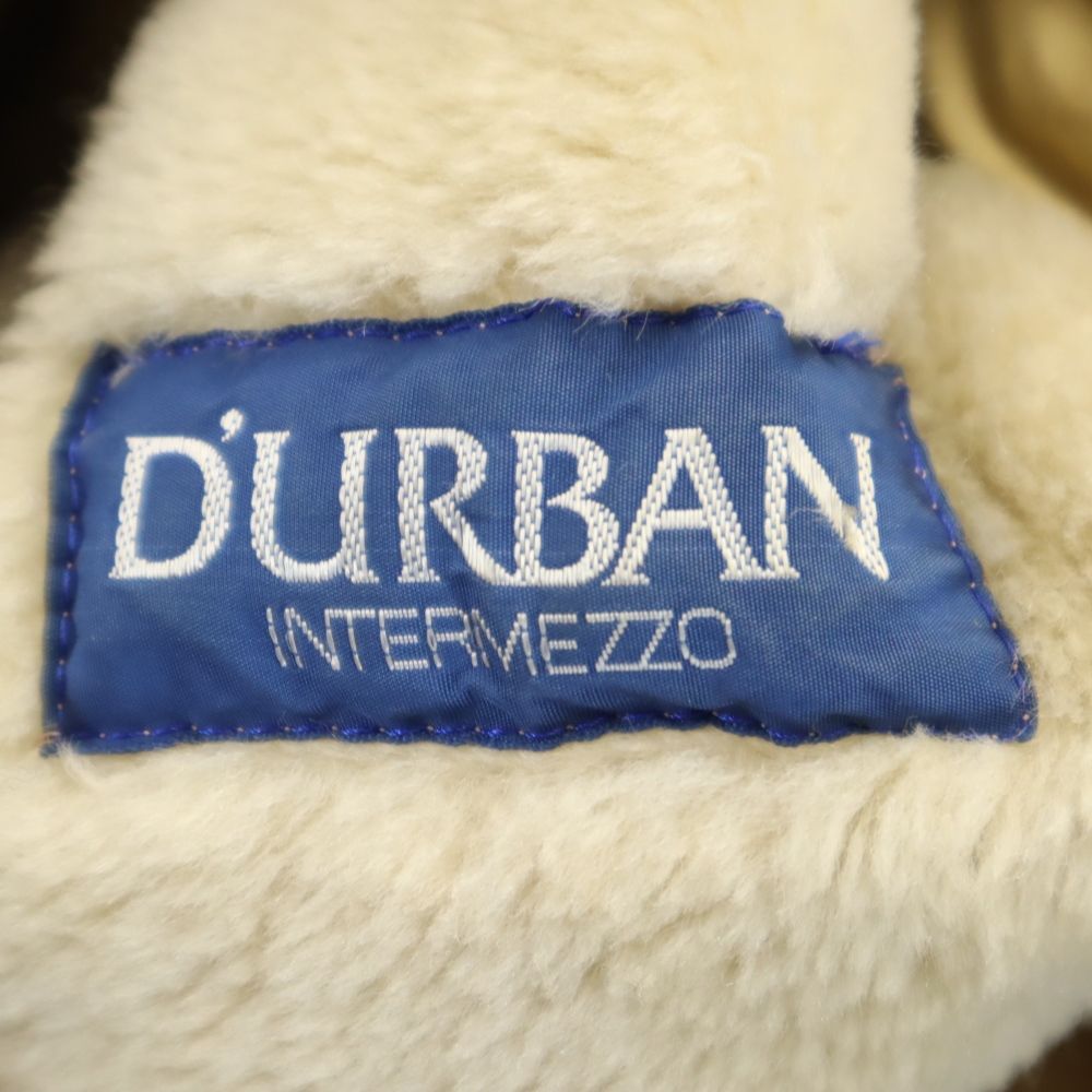 Durban ダーバン 裏ボア ジャケット M ベージュ フード メンズ