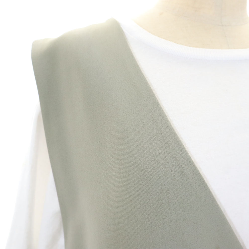 CLANE クラネ ノースリーブ ワンピース 1 カーキ オーバーオール レディース