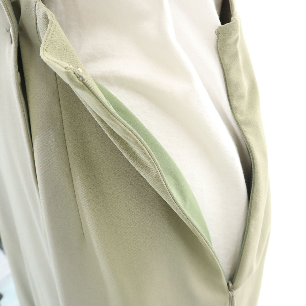 CLANE クラネ ノースリーブ ワンピース 1 カーキ オーバーオール レディース