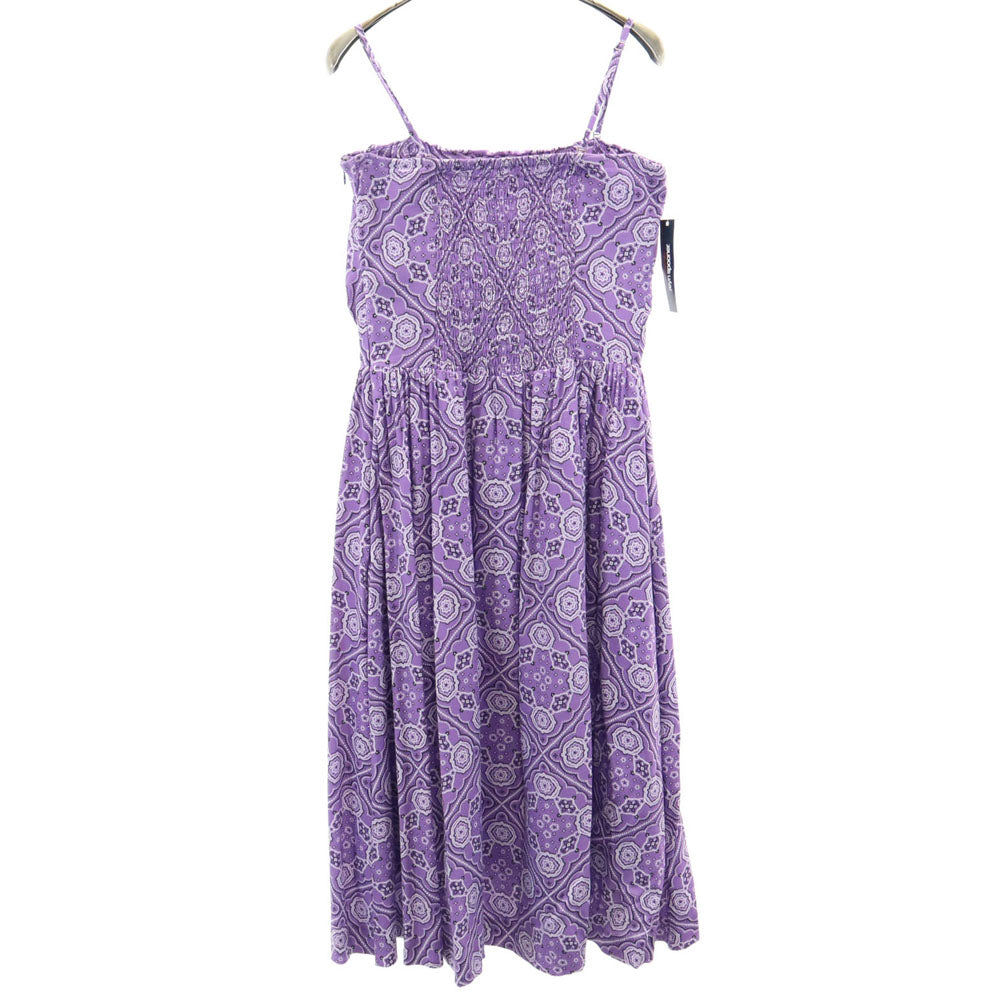 未使用 reyn spooner レインスプーナー ペイズリー柄 アロハ キャミワンピース パープル タグ付き レディース