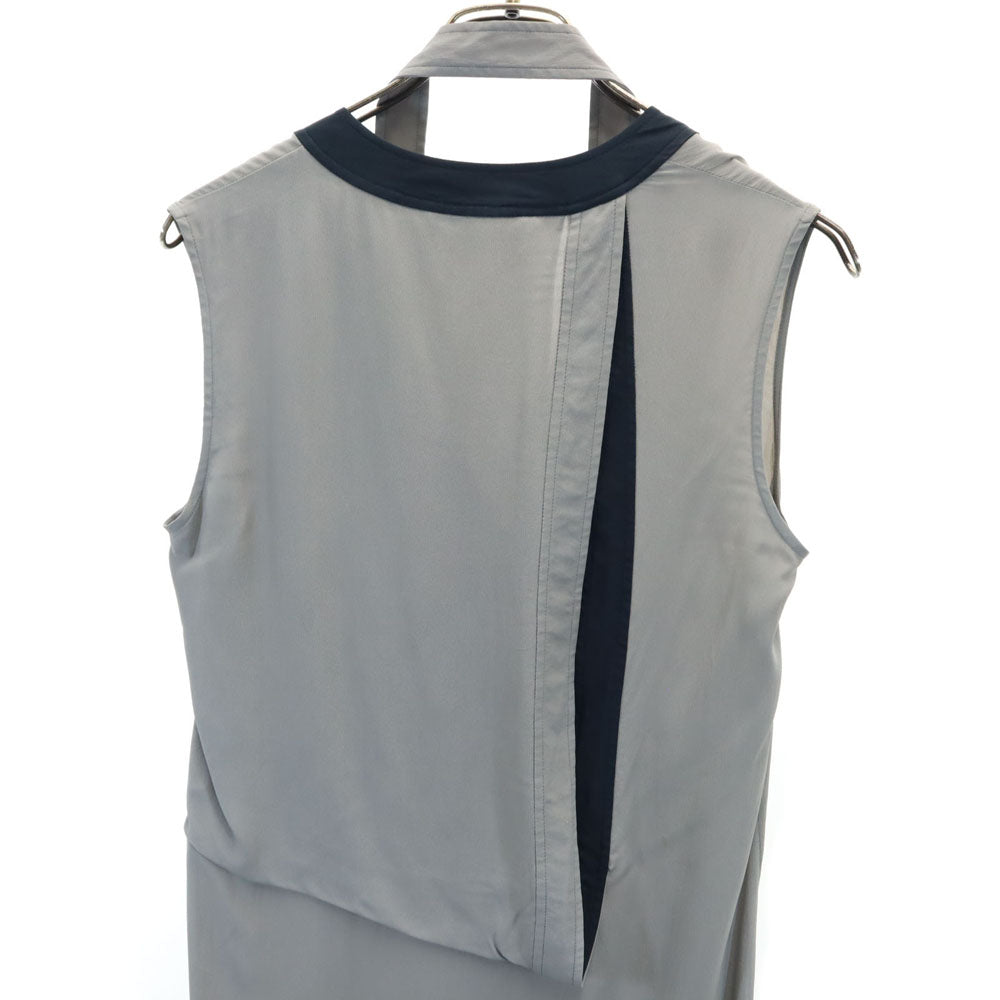 ALEXANDER WANG アレキサンダー ワン ノースリーブ ロングワンピース 2 グレー レディース