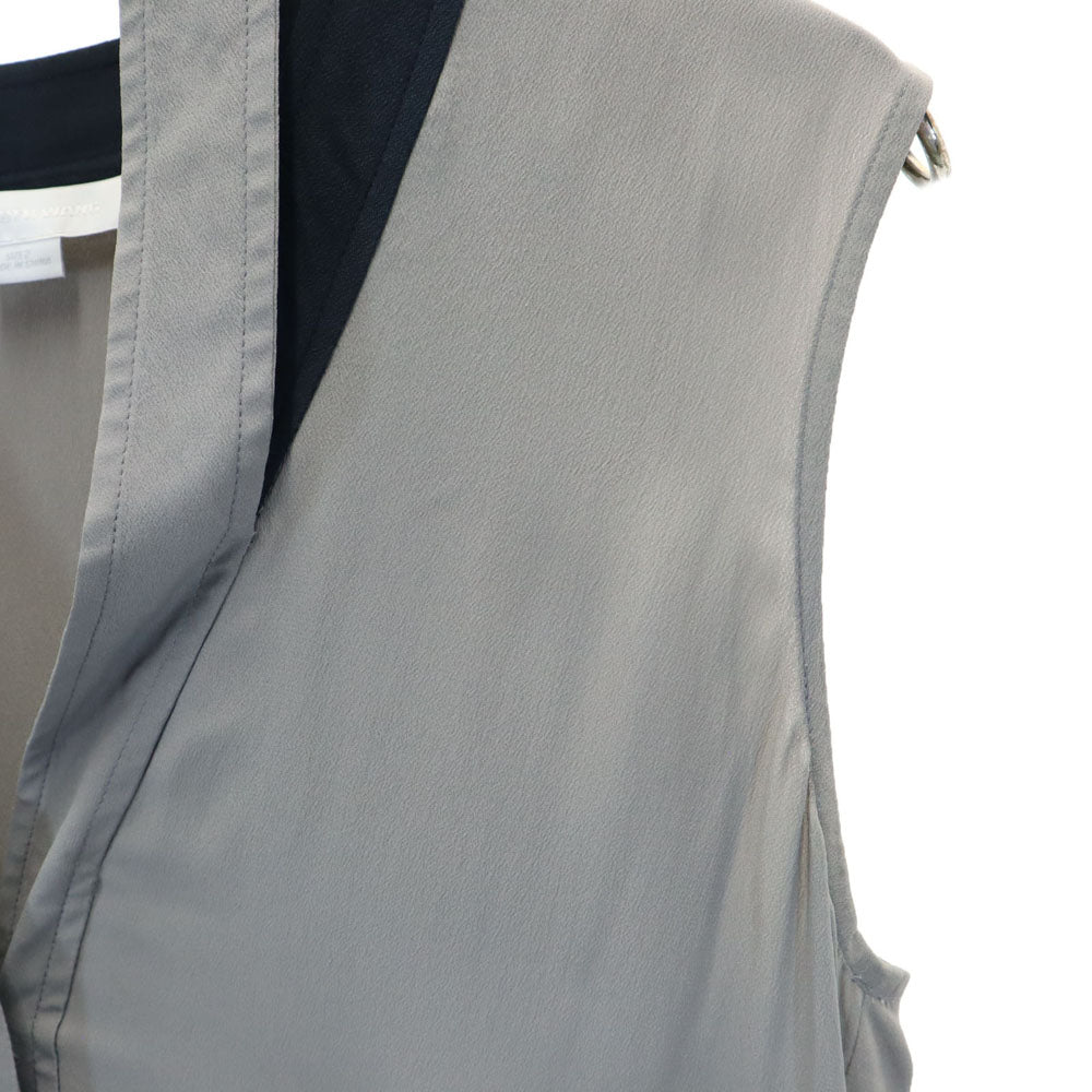 ALEXANDER WANG アレキサンダー ワン ノースリーブ ロングワンピース 2 グレー レディース