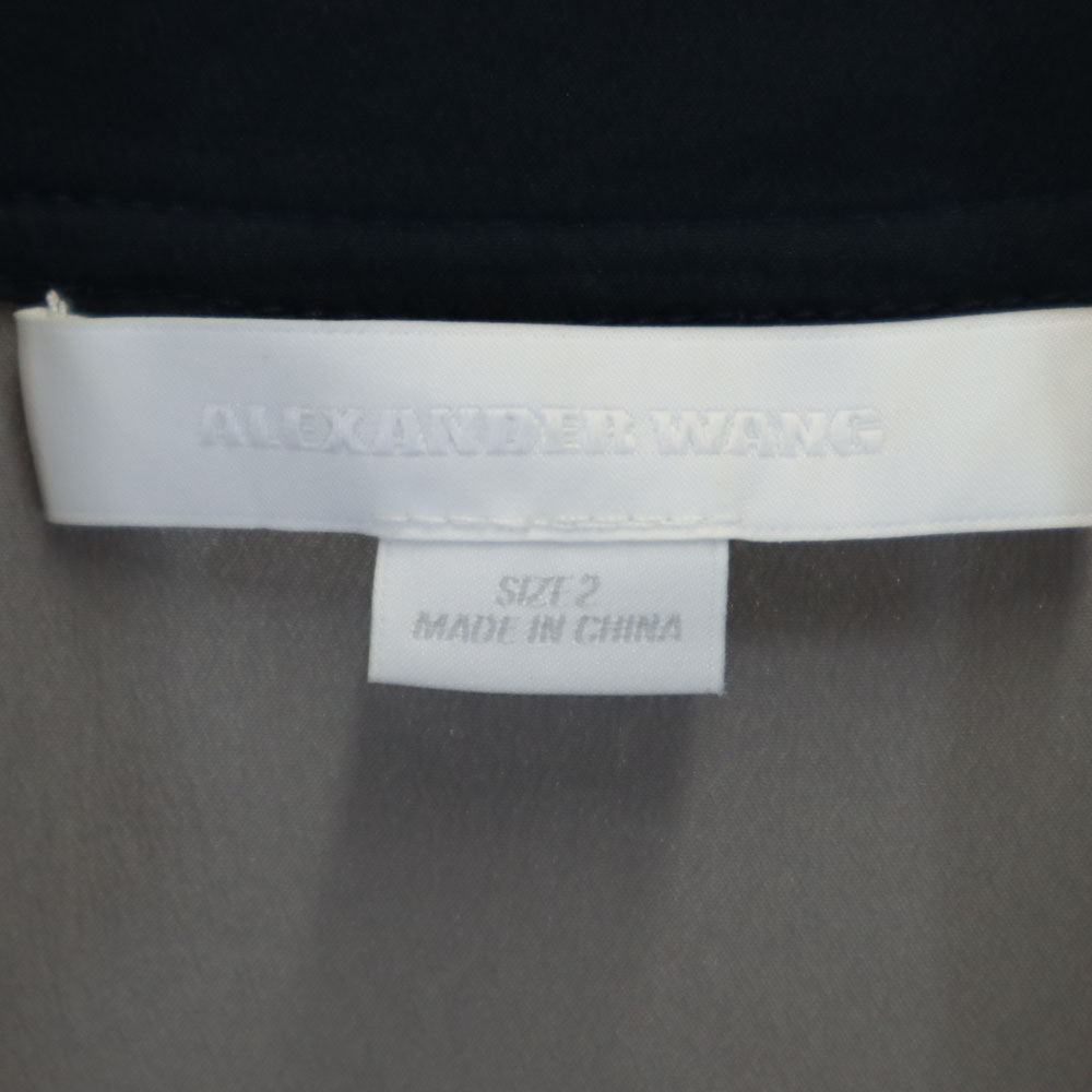 ALEXANDER WANG アレキサンダー ワン ノースリーブ ロングワンピース 2 グレー レディース