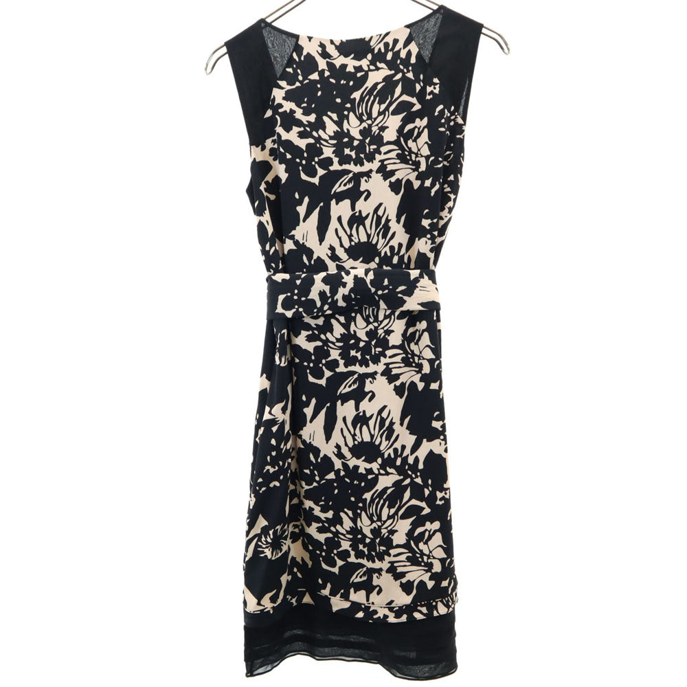 DIANE VON FURSTENBERG ダイアンフォンファステンバーグ シルクブレンド ノースリーブ ワンピース ベージュ レディース