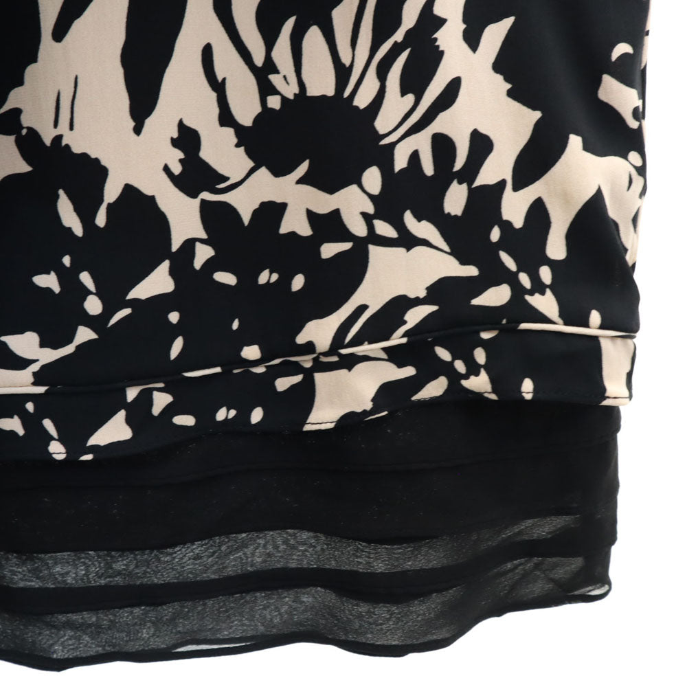 DIANE VON FURSTENBERG ダイアンフォンファステンバーグ シルクブレンド ノースリーブ ワンピース ベージュ レディース