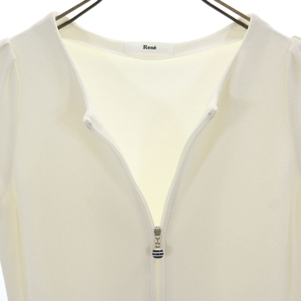 Rene ルネ 半袖 ロングワンピース 36 ホワイト レディース