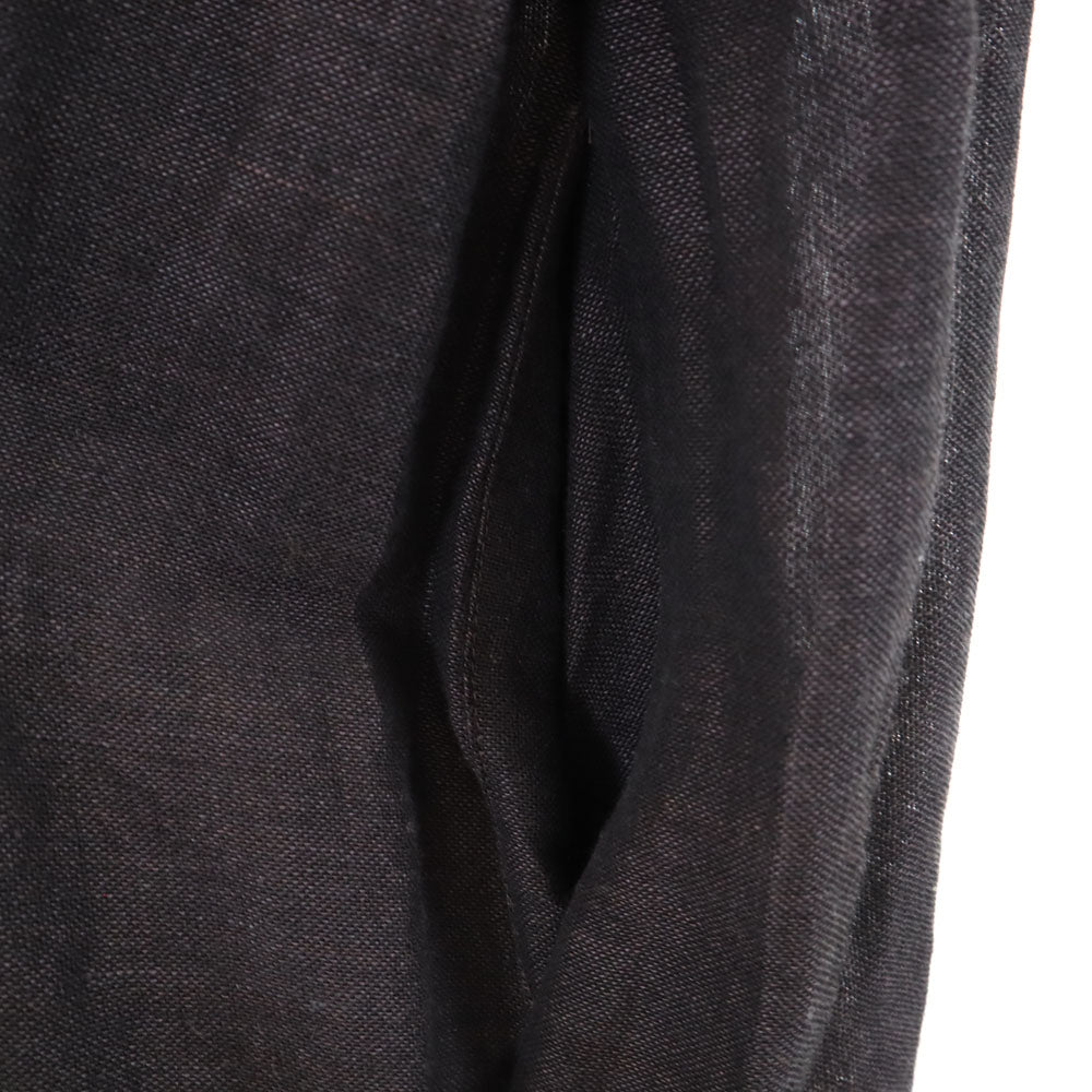 Veritecoeur ヴェリテクール 日本製 5分袖 ロングワンピース F ブラック系 レディース