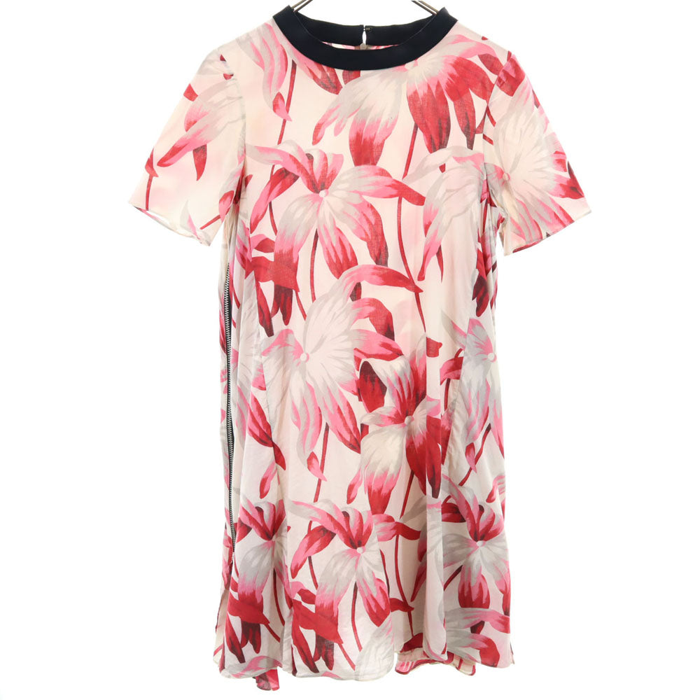 MARNI マルニ 半袖 ロングワンピース 40 ピンク レディース