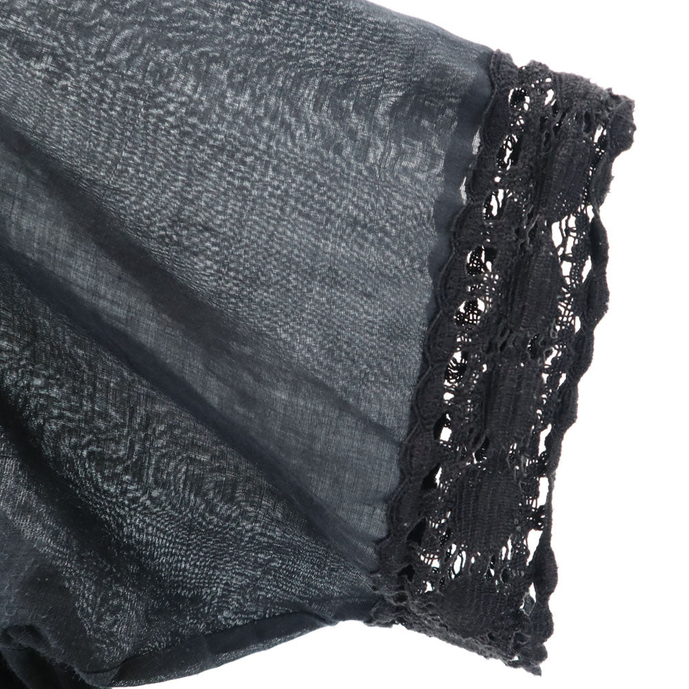 SEE BY CHLOE シーバイクロエ 半袖 ロングワンピース S ブラック レディース