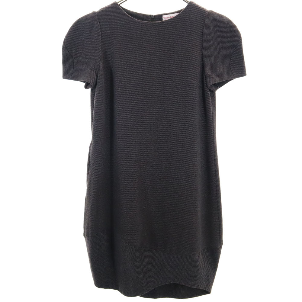 Vivienne Westwood ヴィヴィアンウエストウッド 日本製 半袖 バルーン ワンピース 2 ブラウン系 RED LABEL レディース