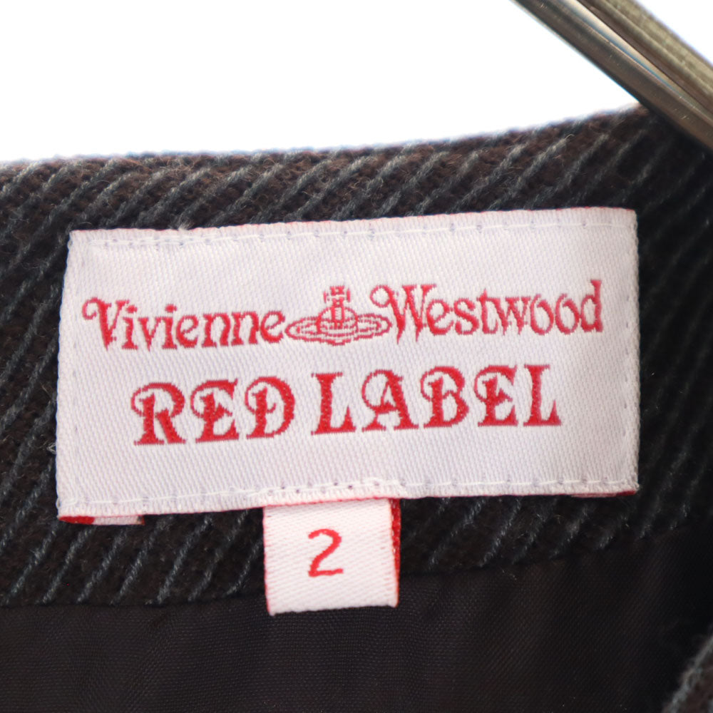 Vivienne Westwood ヴィヴィアンウエストウッド 日本製 半袖 バルーン ワンピース 2 ブラウン系 RED LABEL レディース
