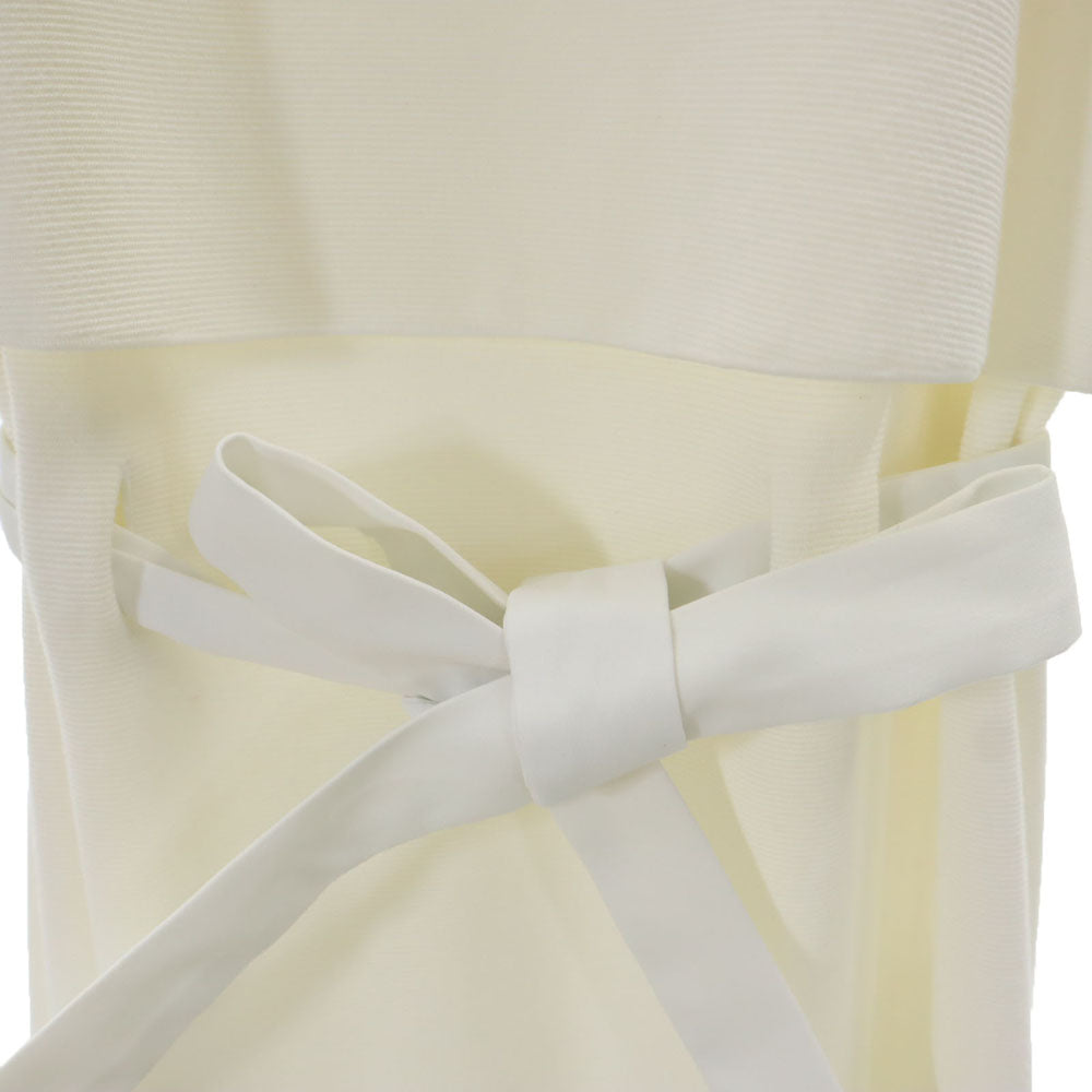 Emporio Armani エンポリオアルマーニ 半袖 レイヤード ワンピース 36 ホワイト レディース