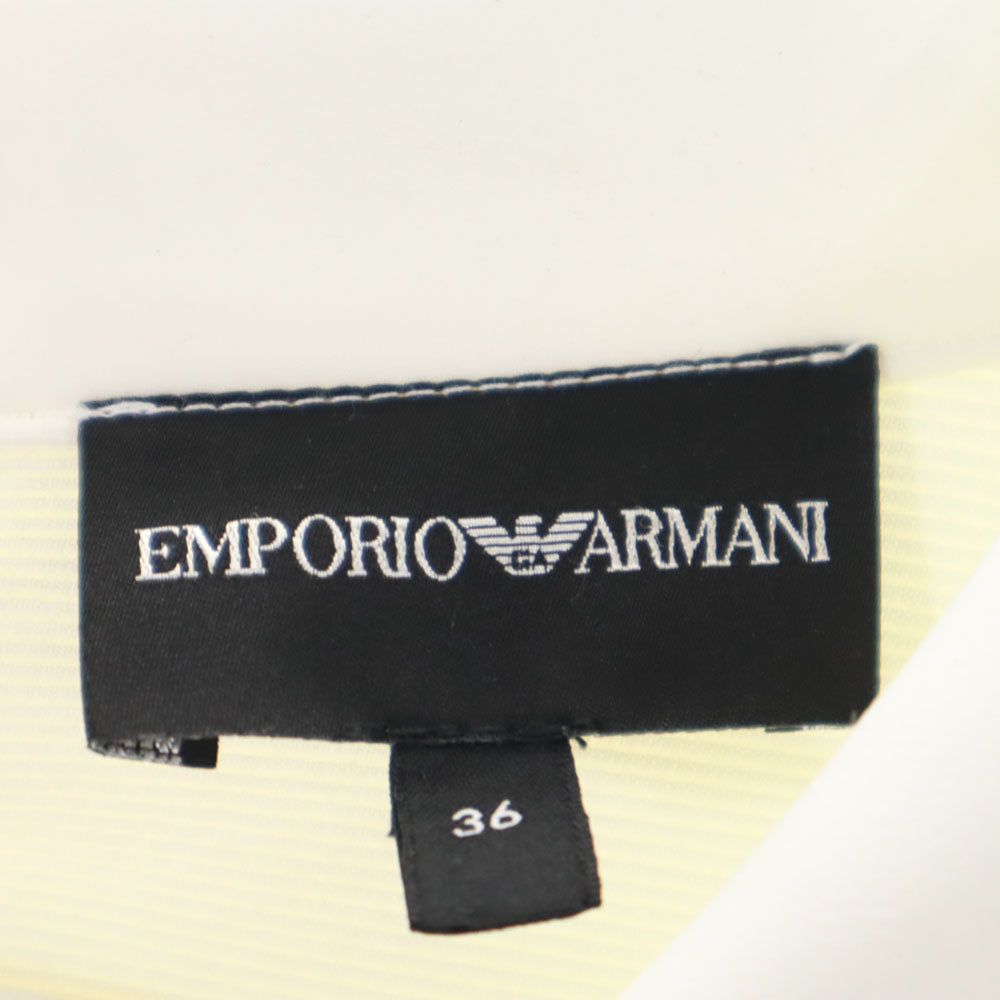 Emporio Armani エンポリオアルマーニ 半袖 レイヤード ワンピース 36 ホワイト レディース