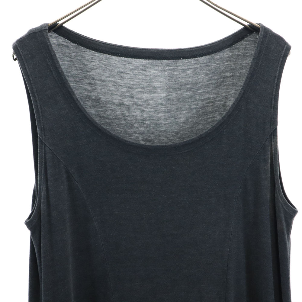 Natural by foxey ナチュラルバイフォクシー ノースリーブ ワンピース 40 チャコールグレー レディース