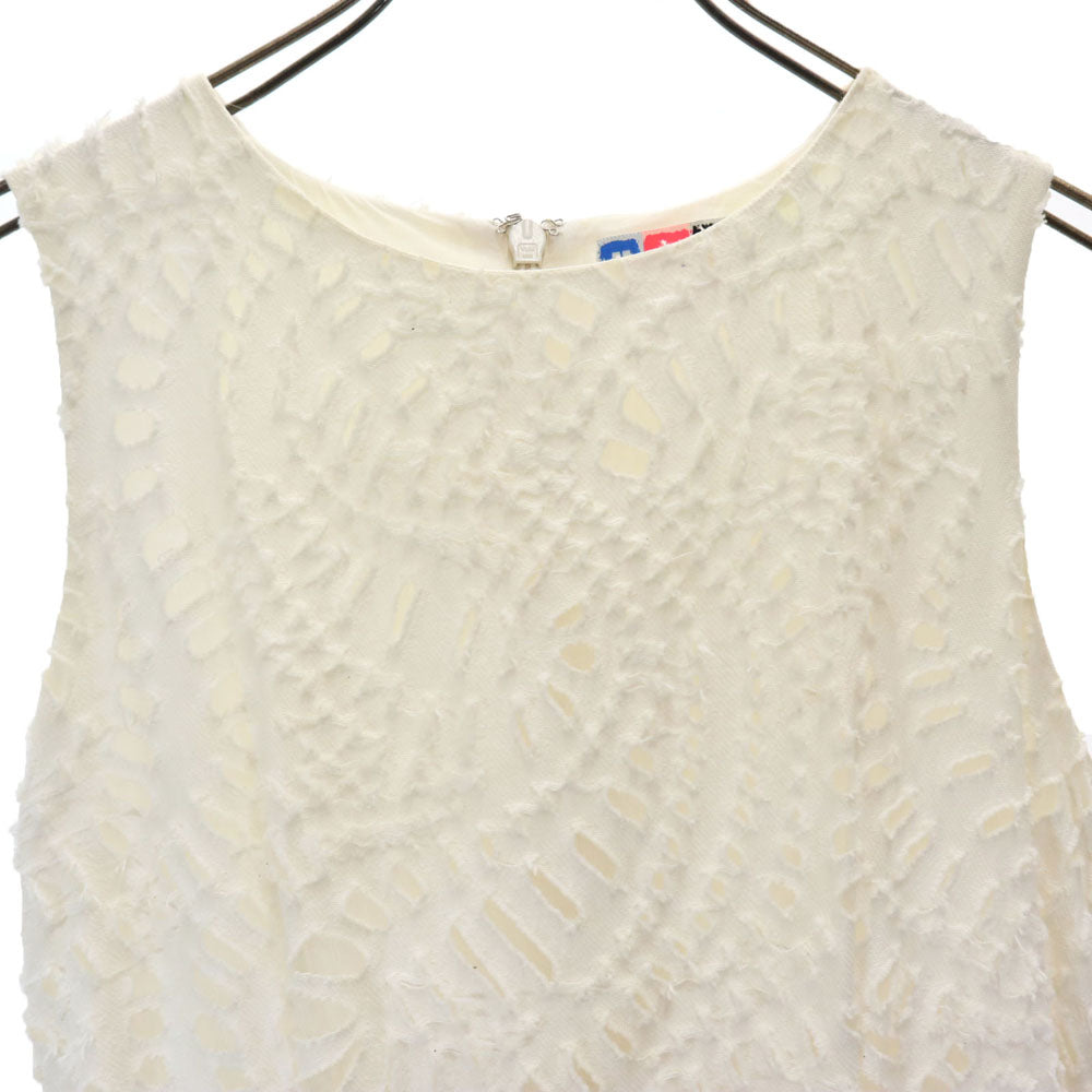 MSGM エムエスジーエム イタリア製 ノースリーブ ワンピース 38 ピンク系 バックジップ レディース