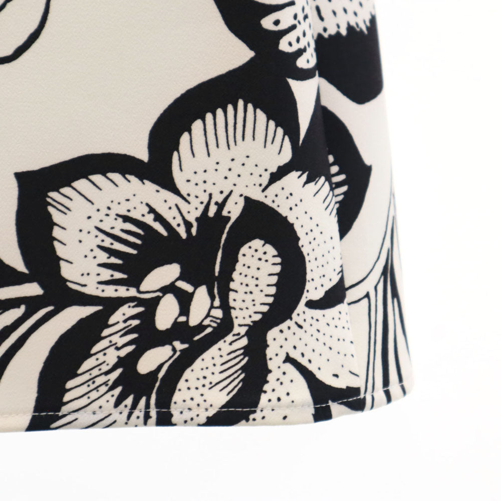 TARA JARMON タラジャーモン 花柄 半袖 ワンピース 36 ホワイト レディース