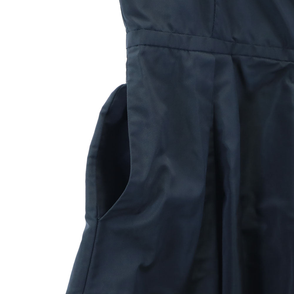 MIUMIU ミュウミュウ イタリア製 ノースリーブ ミニワンピース 40 ネイビー フレンチ袖 レディース