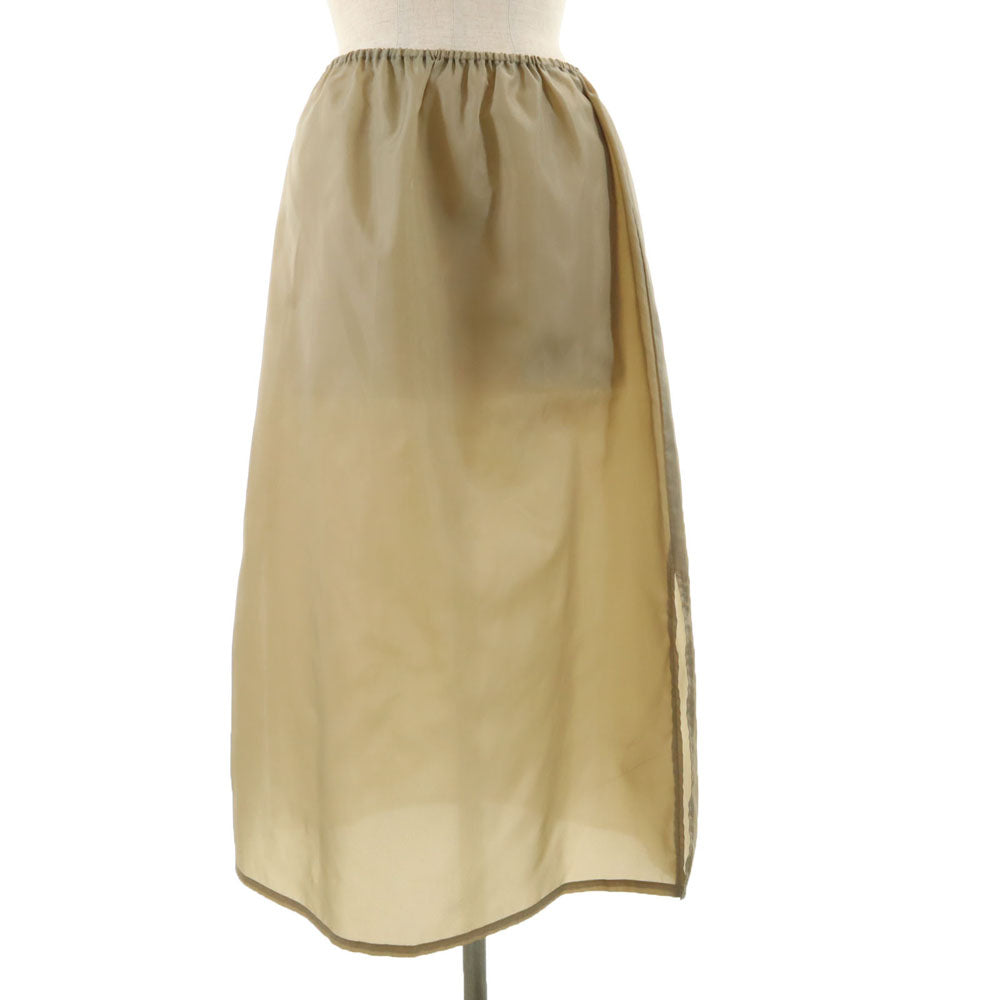 AMERI UNDRESSED アメリ 半袖 バックプリーツ ジャンパースカート ベージュ系 ワンピース レディース