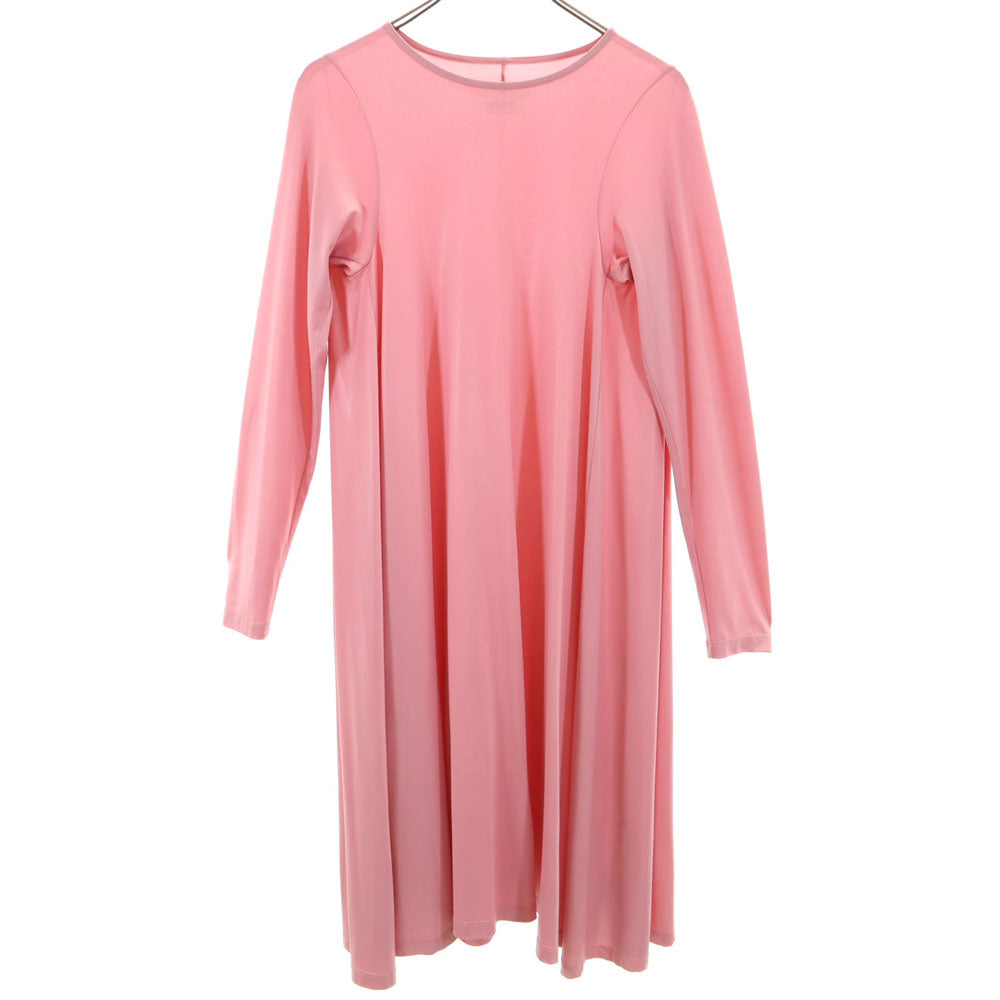 MM6 エムエムシックス イタリア製 長袖 ロングワンピース S ピンク Maison Margiela レディース