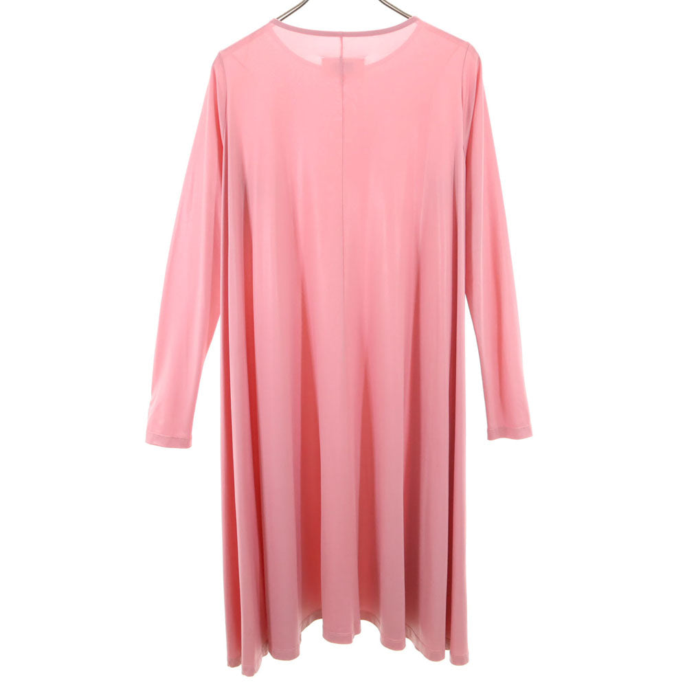 MM6 エムエムシックス イタリア製 長袖 ロングワンピース S ピンク Maison Margiela レディース
