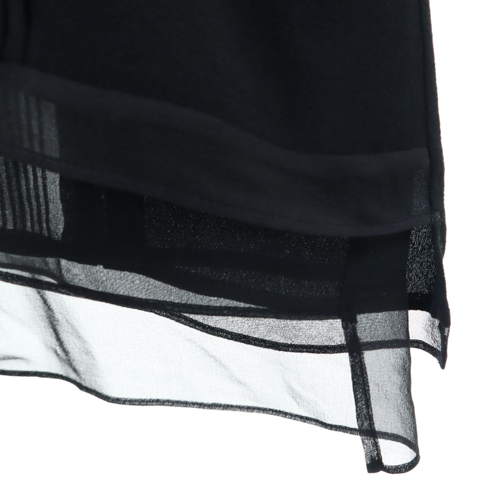 未使用 DIANE VON FURSTENBERG ダイアンフォンファステンバーグ 長袖 ミニワンピース 0 ブラック タグ付き レディース