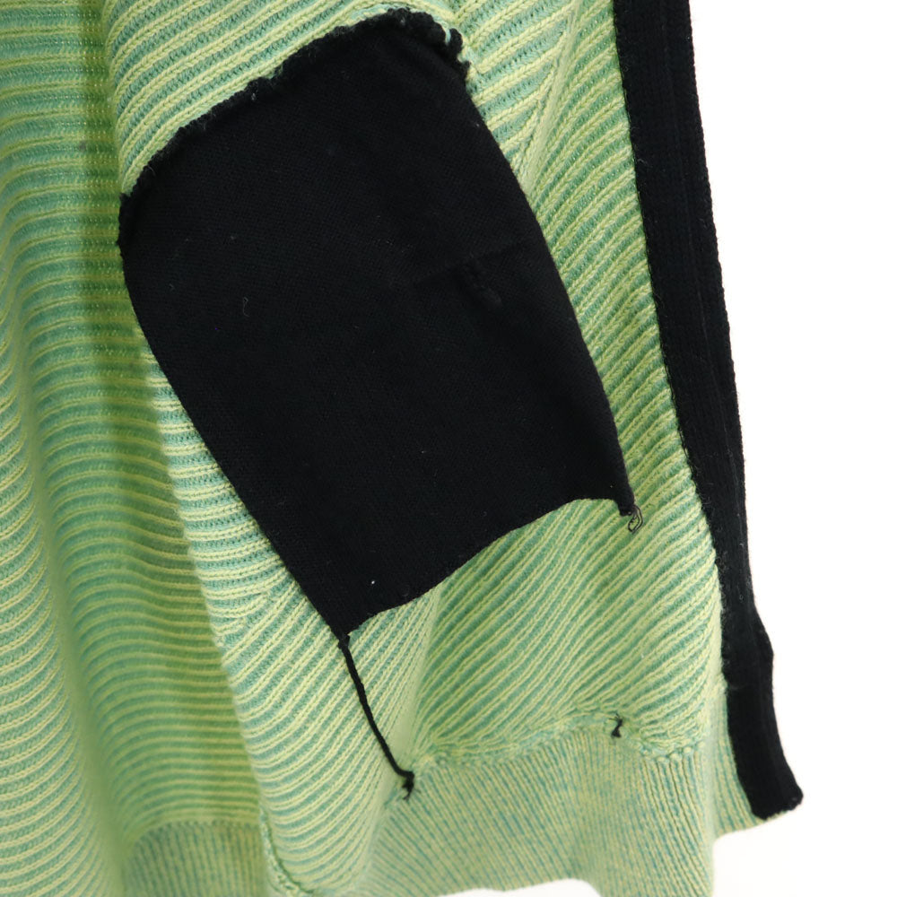 Emporio Armani エンポリオアルマーニ 長袖 ロング ニットカーディガン 42 黄緑系 レディース