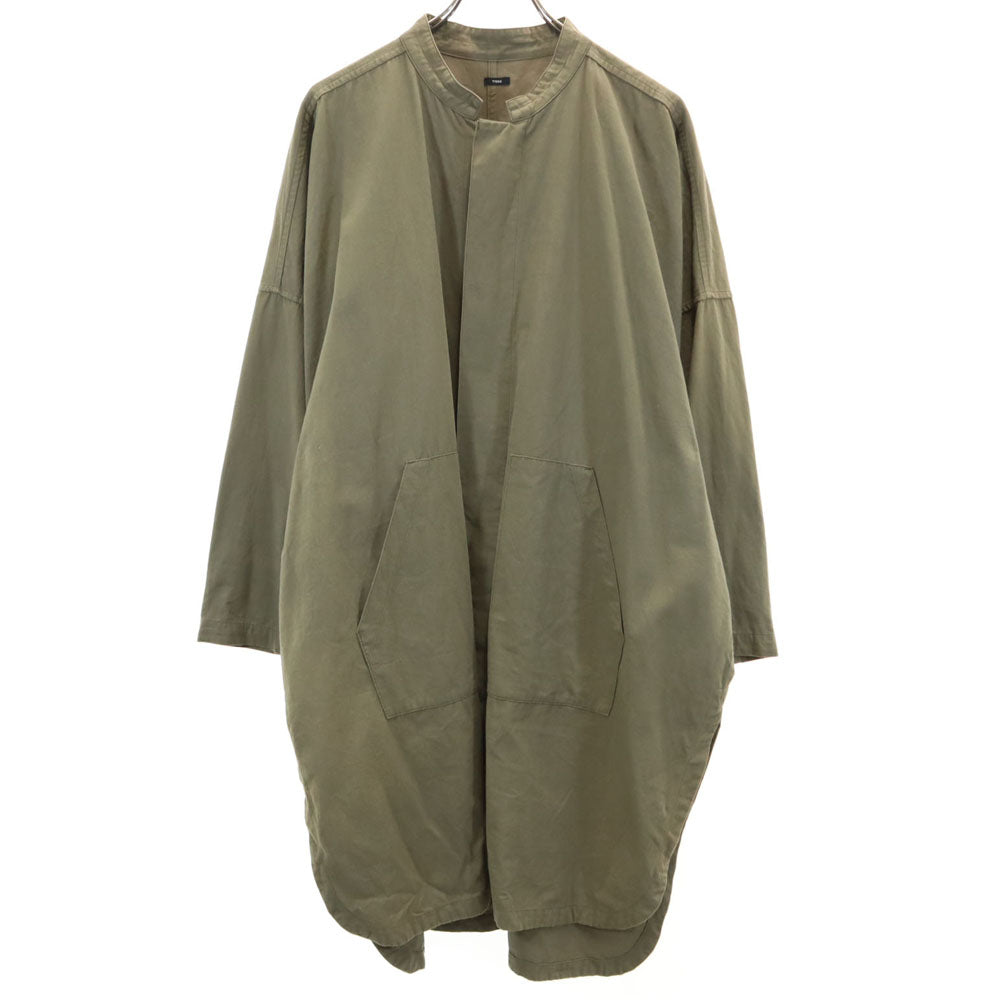 ティシュ コート 1 オリーブグリーン レディース