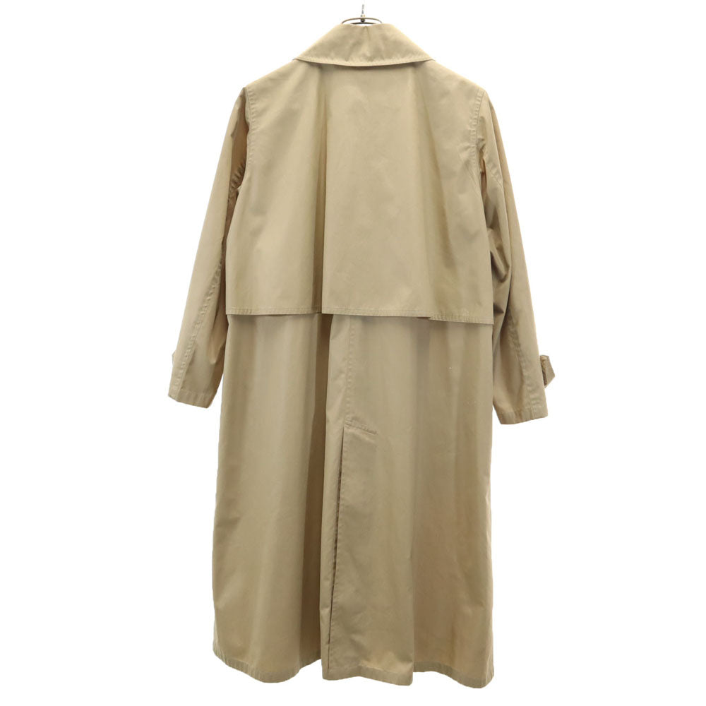 YVES SAINT LAURENT イヴサンローラン 80s 90s オールド 長袖 ステンカラーコート 9月11日 ベージュ系 レディース