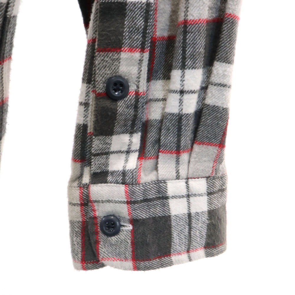 RRL ダブルアールエル 90s 赤3星 オールド 初期タグ チェック 長袖 シャツ L グレー系 RALPH LAUREN メンズ