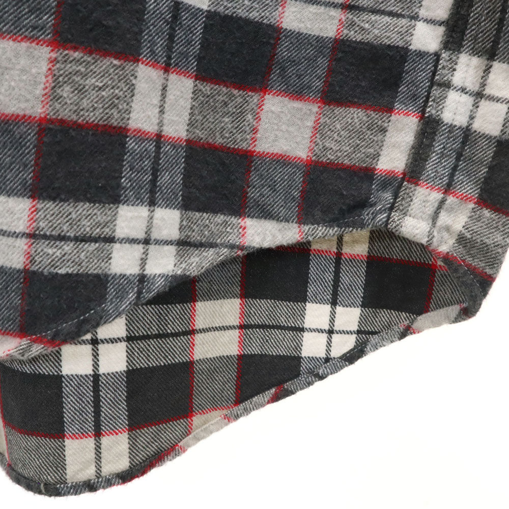 RRL ダブルアールエル 90s 赤3星 オールド 初期タグ チェック 長袖 シャツ L グレー系 RALPH LAUREN メンズ