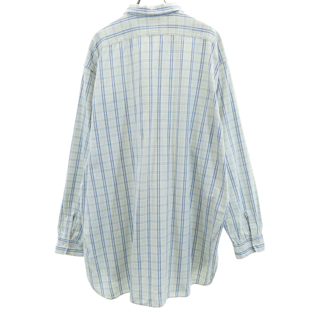 RRL 90s 初期タグ 赤3星 オールド チェック柄 長袖 シャツ XL ブルー系 ダブルアールエル RALPH LAUREN メンズ