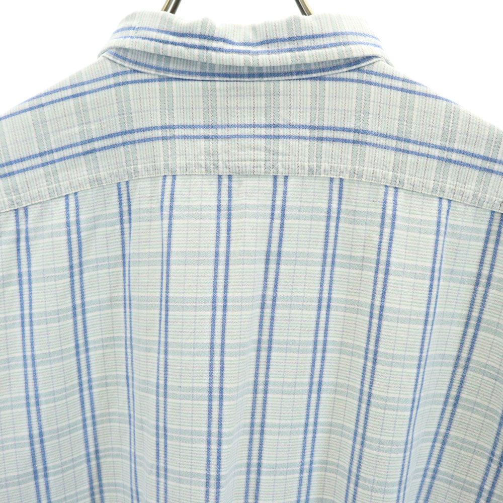 RRL 90s 初期タグ 赤3星 オールド チェック柄 長袖 シャツ XL ブルー系 ダブルアールエル RALPH LAUREN メンズ
