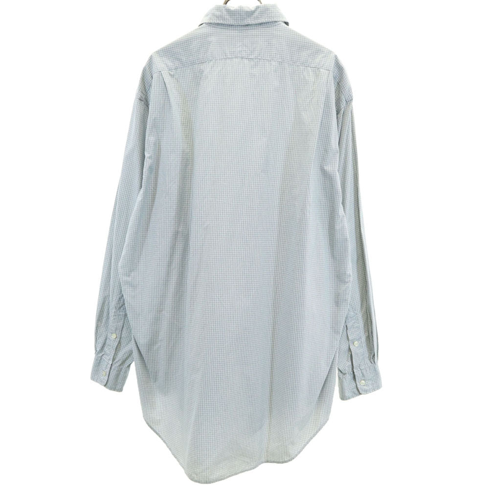 RRL 90s 初期タグ 赤3星 オールド チェック柄 長袖 シャツ M グレー ダブルアールエル RALPH LAUREN メンズ