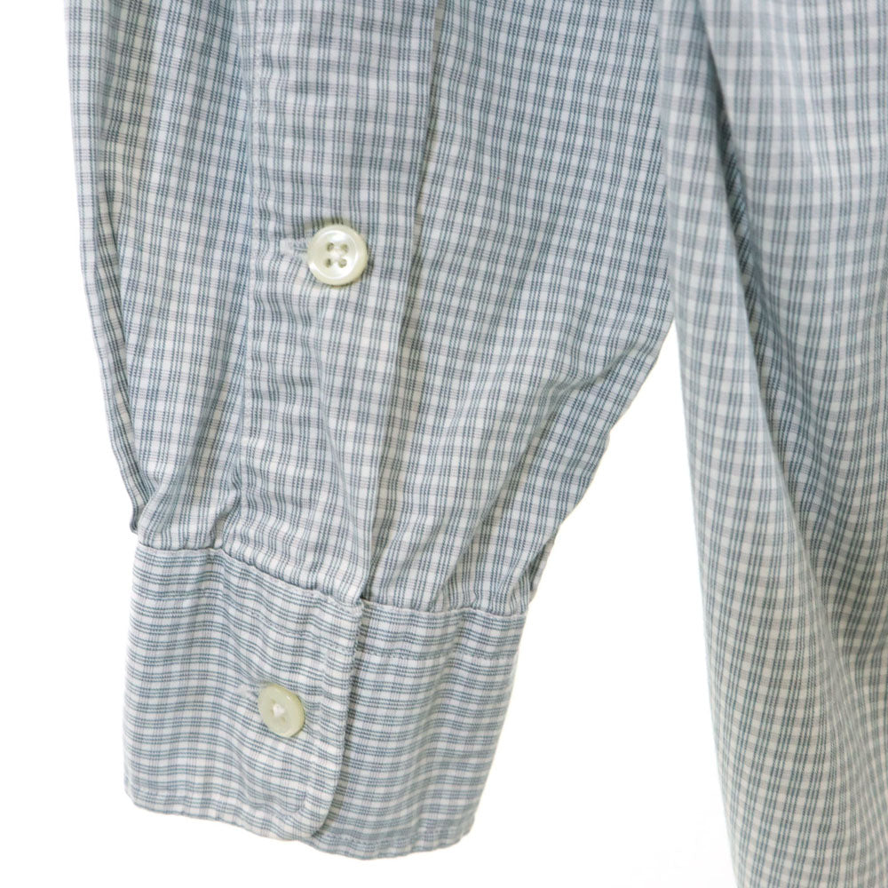 RRL 90s 初期タグ 赤3星 オールド チェック柄 長袖 シャツ M グレー ダブルアールエル RALPH LAUREN メンズ