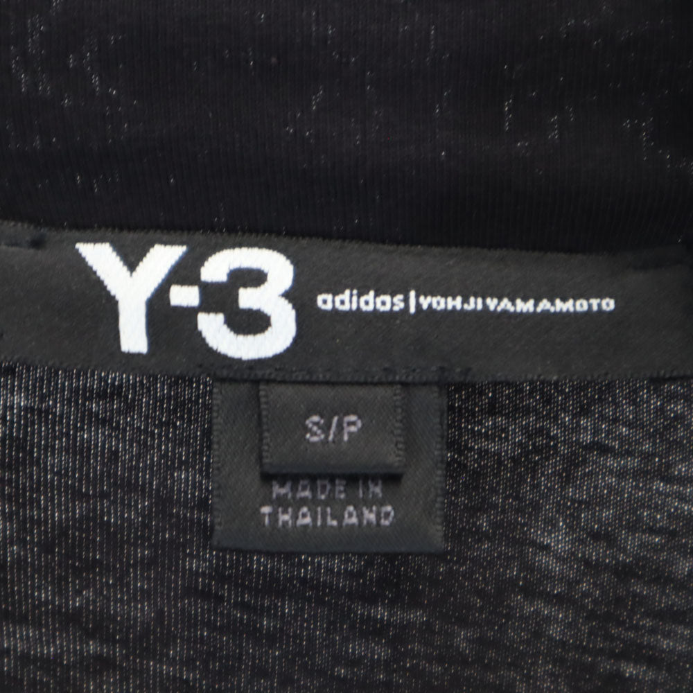 Y-3 ワイスリー アディダス コラボ 長袖 クラシック モックネック カットソー S ブラック xadidas メンズ